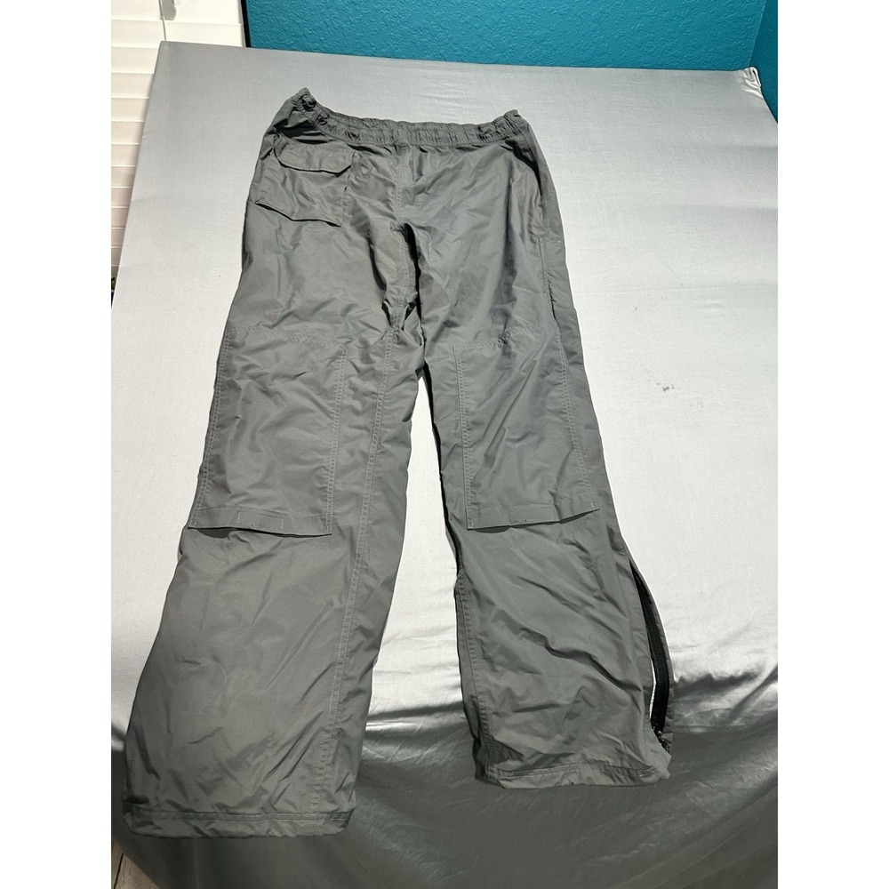 Duluth Trading Men's Waterproof Gray Side Zip Pants Utility Pockets Lx34‎